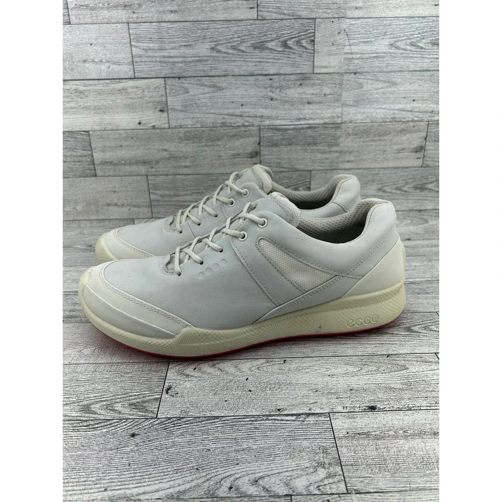 Ecco Golf S-Three White Leather Spikeless Shoes Women Sz 9-9.5 10058350874